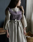 Natural Apple Linen Apron