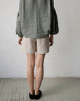 Sand Linen Shorts