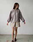 Lavender Tokyo Linen Blouse