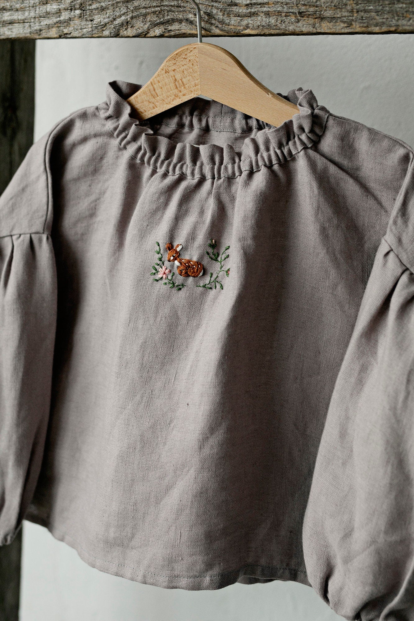 Butter Knit - Parachute Hem Tunic - Animal Palm main image 1