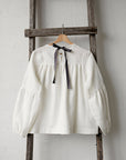 White Victorian Linen Tunic