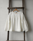White Victorian Linen Tunic