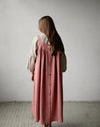 Salmon August Linen Dress