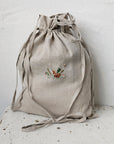 Fawn in the Meadow Crossbody Linen Bag with Handles