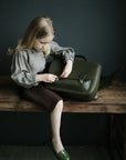 Chocolate Short Linen Culottes