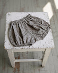 Natural Polka Dot Festive Linen Bloomers