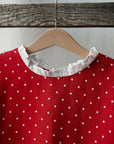 Red Polka Dot Exclusive North Linen Dress