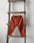 Rust Linen Pants