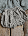 Natural Polka Dot Festive Linen Bloomers