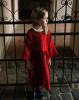 Red Polka Dot Exclusive North Linen Dress