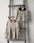 Exclusive Ruffle Linen Coat
