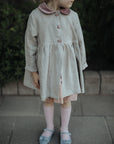 Exclusive Ruffle Linen Coat