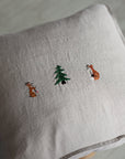 Natural Exclusive Christmas Linen Pillowcase