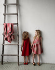 Garden Festive Smock Linen Dress