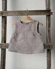 Lavender Sleeveless Linen Shirt