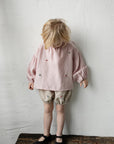 Baby Pink Exclusive Meadow Parachute Linen Tunic