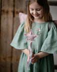 Baby Pink Magic Wings & Wand Set