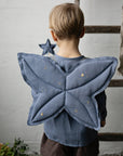 Dusty Blue Magic Wings & Wand Set