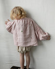 Baby Pink Exclusive Meadow Parachute Linen Tunic