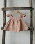 Dusty Rose Vintage Linen Shirt