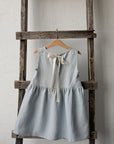 Baby Blue Smock Linen Dress