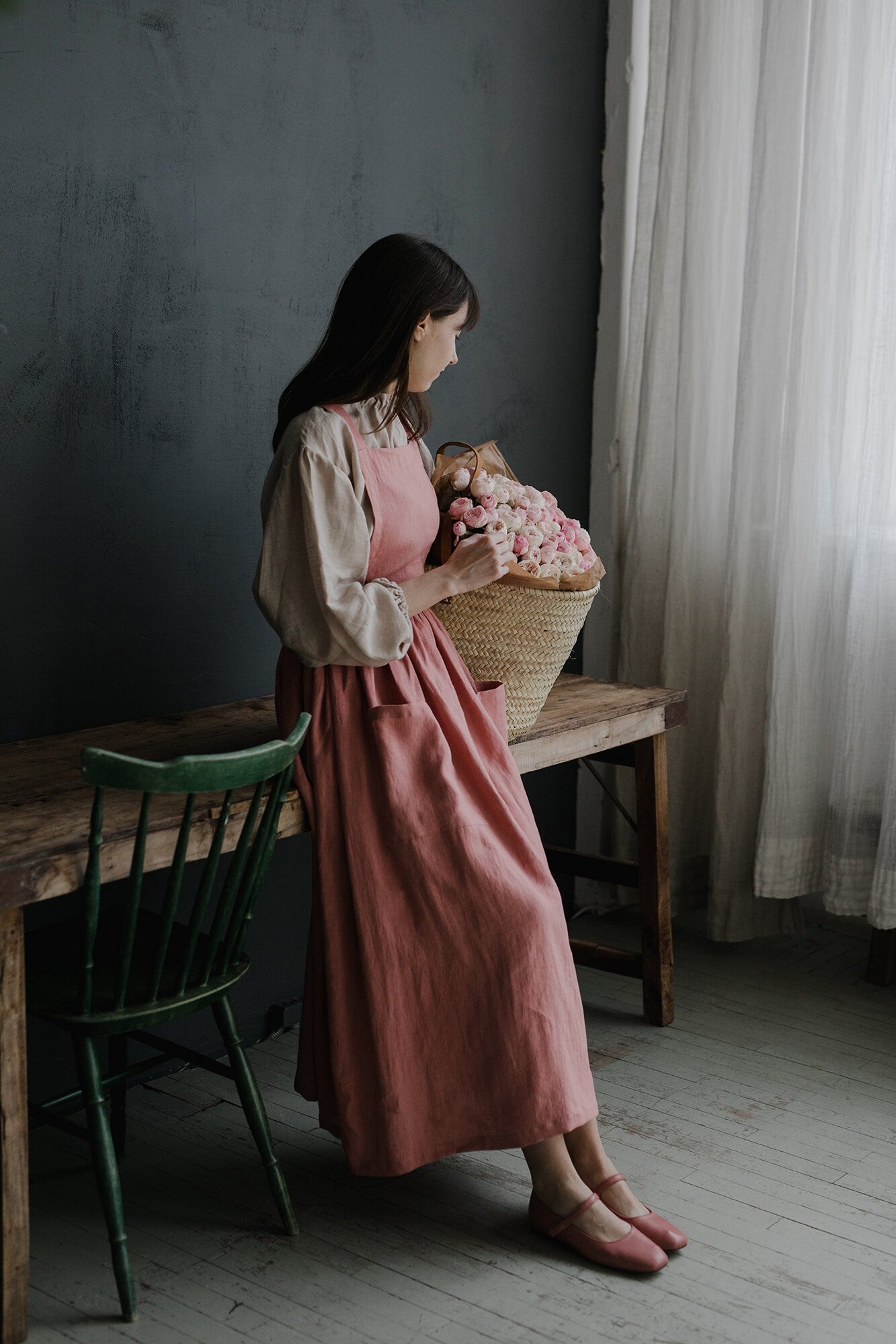 knee length dresses for ladies Cottage Witch Cottagecore Dress Village Witch Cottagecore Aesthetic