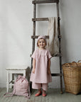 Baby Pink Summer Linen Dress