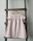 Baby Pink Summer Linen Dress