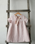Baby Pink Summer Linen Dress