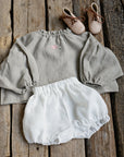 White Linen Bloomers