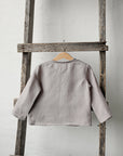 Lavender Long Sleeve Button Linen Shirt