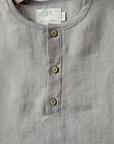 Lavender Long Sleeve Button Linen Shirt