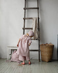 Baby Pink Summer Linen Dress