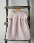 Baby Pink Summer Linen Dress