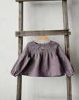 Mauve Short Linen Linen Tunic