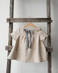 Sand Short Sleeve Linen Tunic