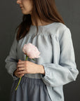 Baby Blue Victorian Linen Tunic