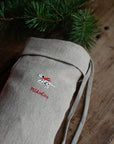 Natural Exclusive Linen Christmas Stocking
