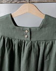 Sage Classic Linen Dress