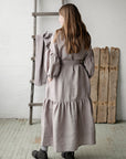 Lavender Paris Linen Dress