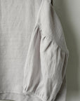 Fog Grey Romantic Linen Tunic