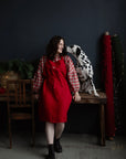 Strawberry Traditional Linen Apron