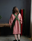 Forest Green Japanese Linen Apron