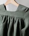 Sage Classic Linen Dress