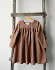 Caramel Classic Linen Dress