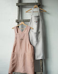 Dusty Rose Christmas Japanese Linen Apron