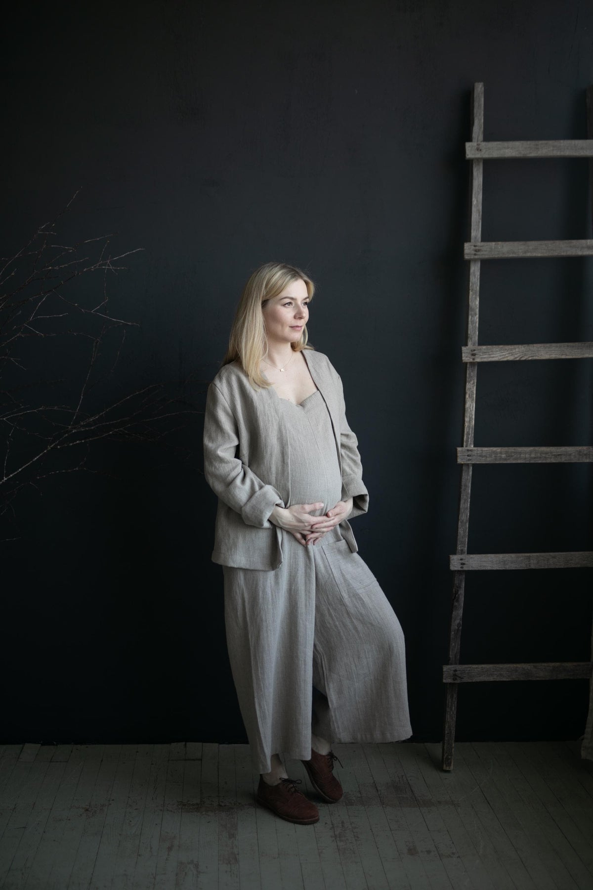 Natural Kyoto Linen Jacket