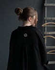 Black Linen Shirt Dress