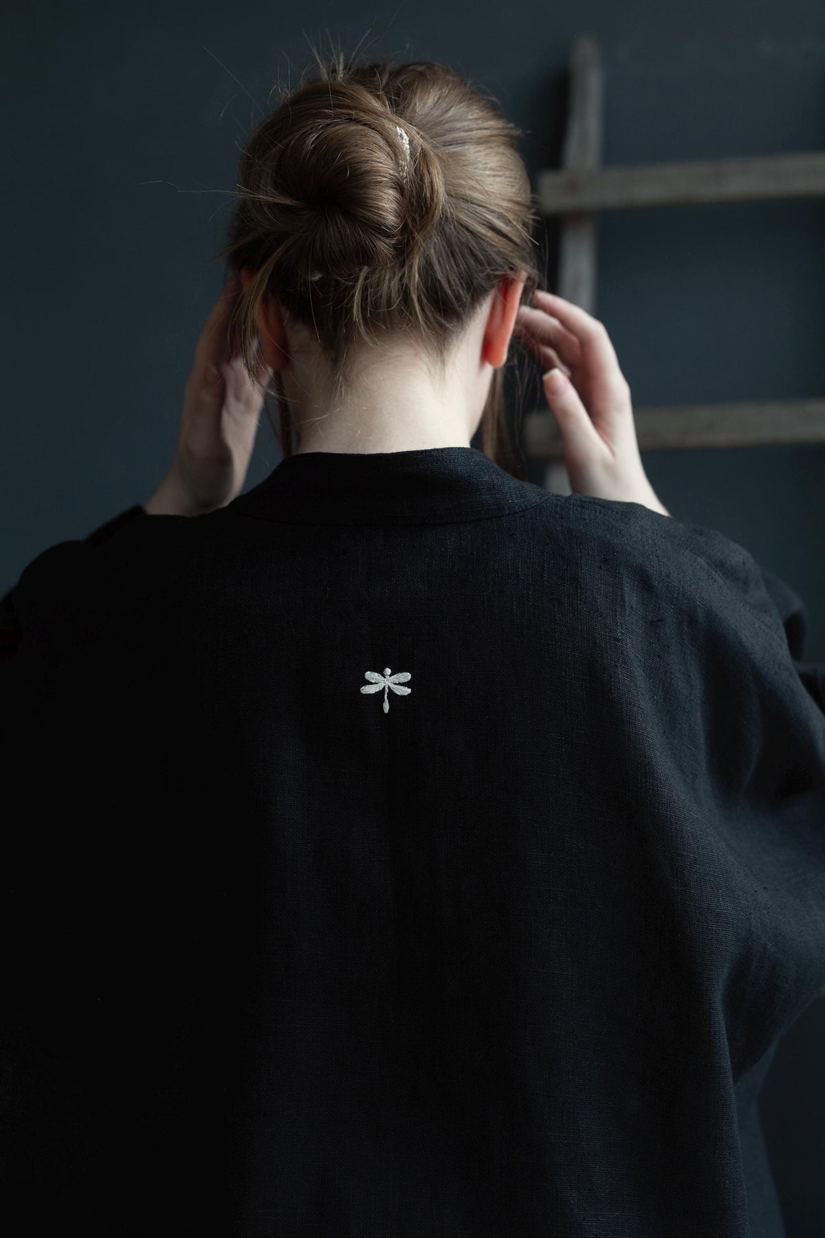 Black Tokyo Linen Jacket