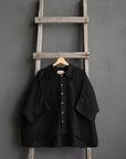 Black 3/4 Linen Shirt